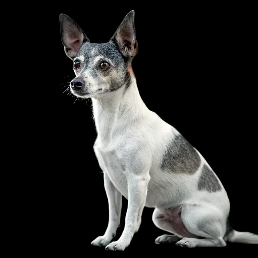 A special king of rat terrier called a Blue Lavender Rat Terrier