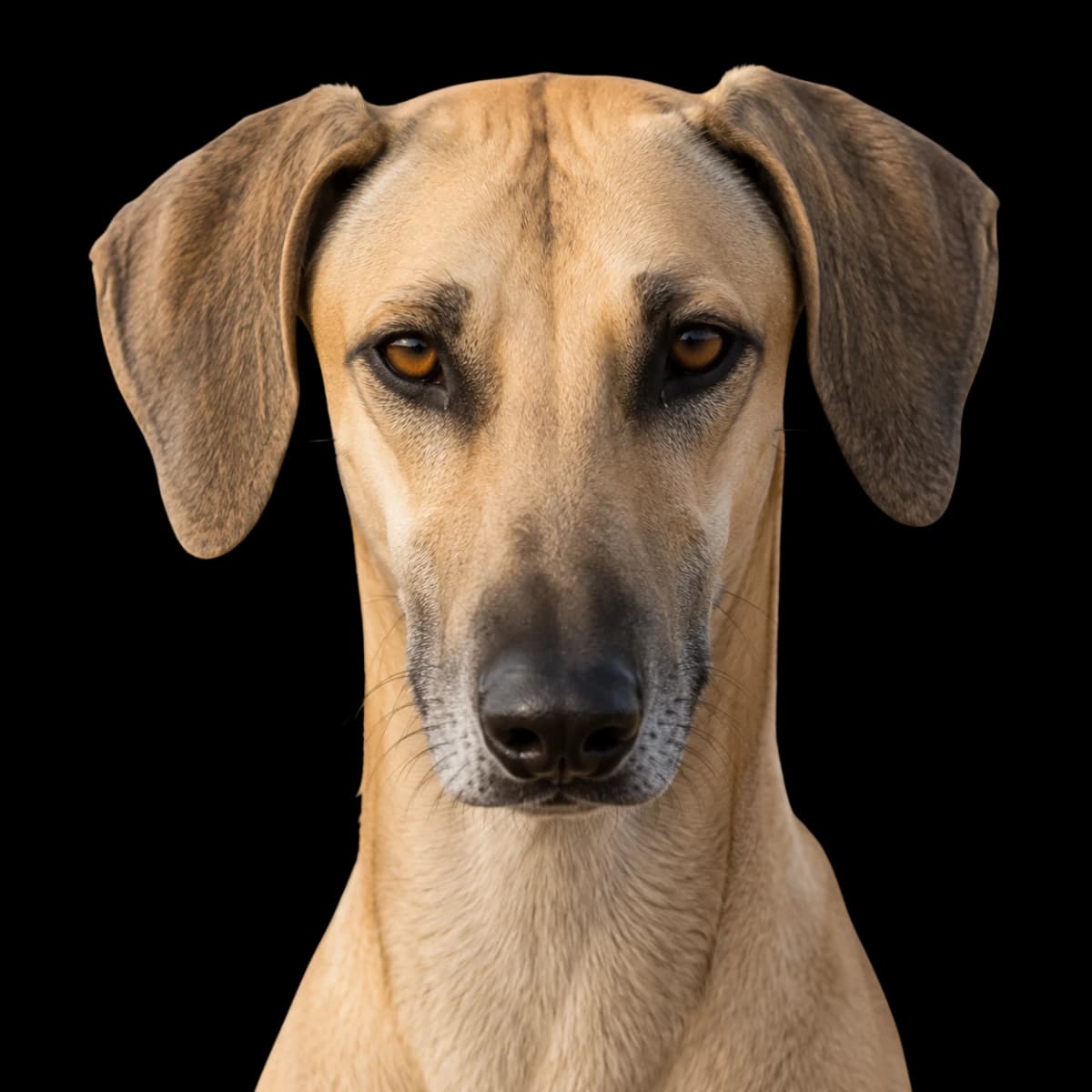 A headshot photo of a Sloughi