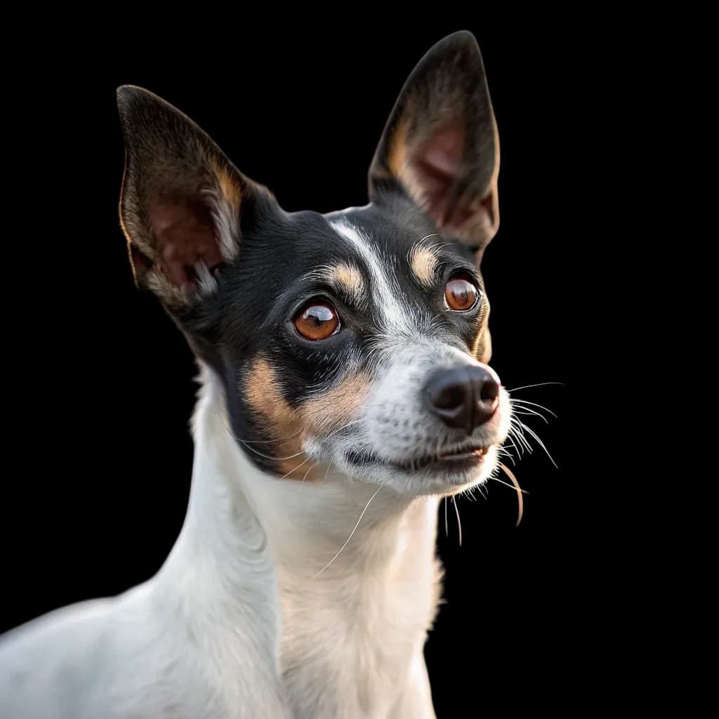 A Roosevelt Rat Terrier dog