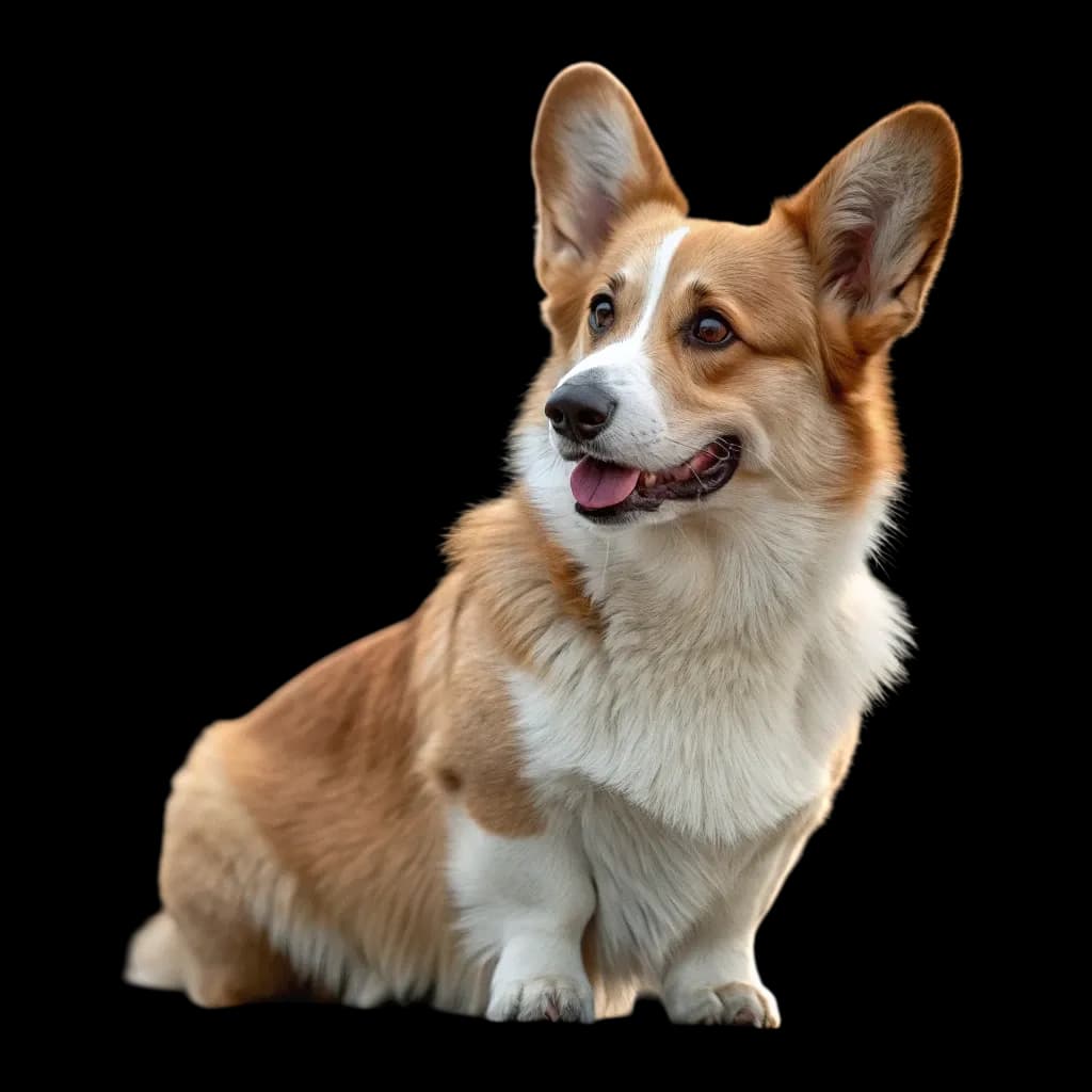 A headshot of a smooth collie dog
