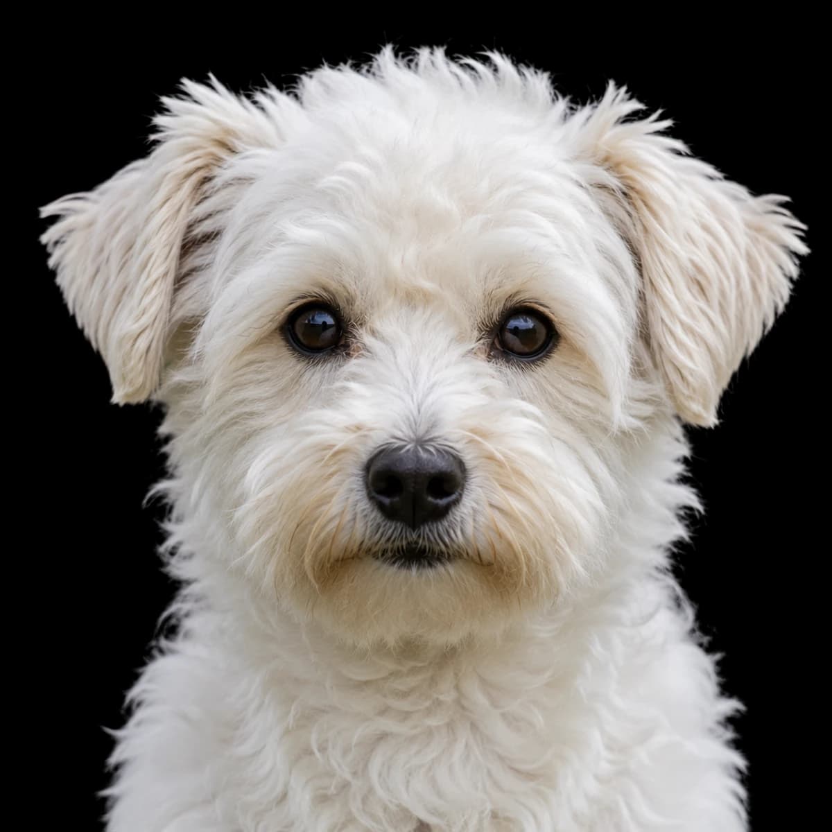 A headshot photo of a Westiepoo