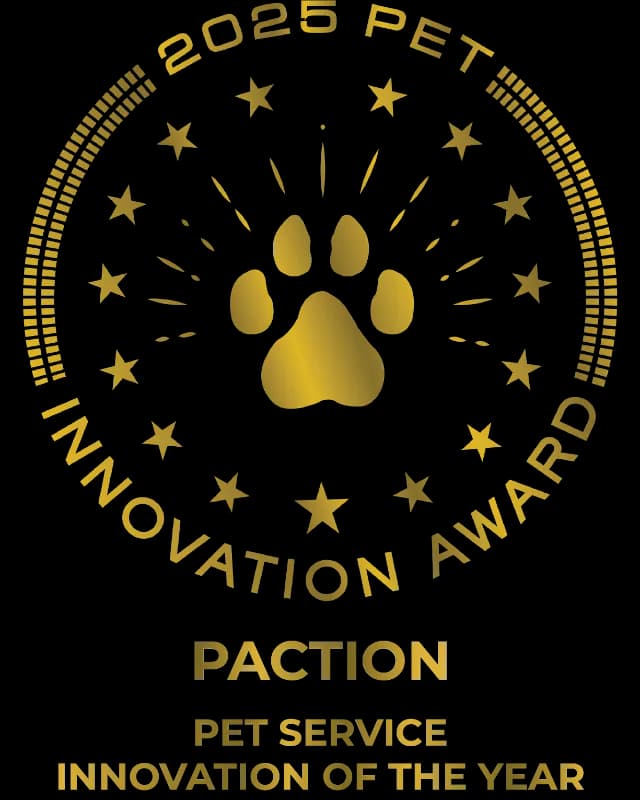 Pet Innovation Awards 2025 - Paction named Pet Service Innovation of the Year